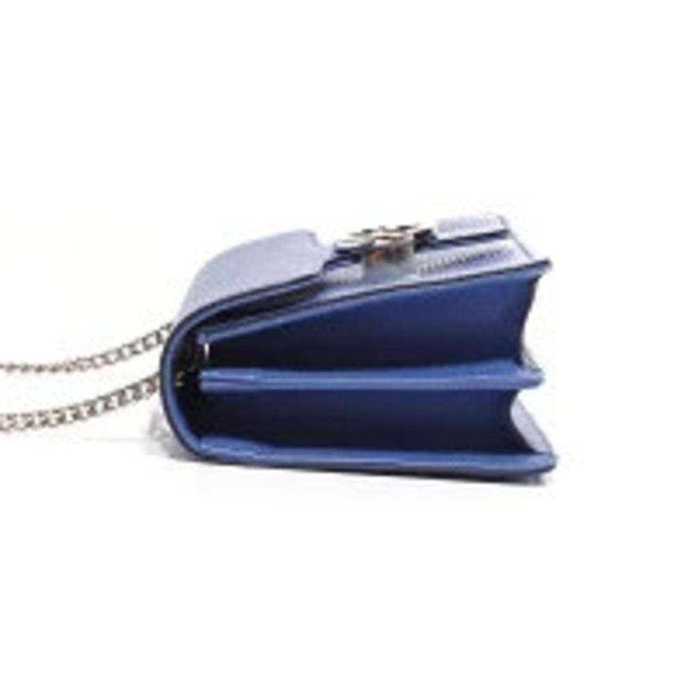 Gucci Interlocking GG Shoulder Bag Leather Blue - Picture 3 of 13